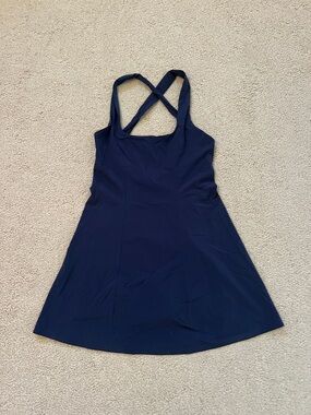 Navy Crossback A-Line tennis/athletic dress